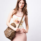 City-Handtasche mit Crossbody-Option und praktischen Fächern