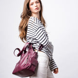 City-Handtasche mit Crossbody-Option und praktischen Fächern