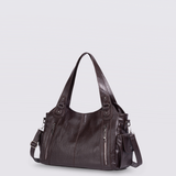 City-Handtasche mit Crossbody-Option und praktischen Fächern