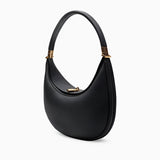 Fay | Kleine strukturierte Damenhandtasche aus echtem Leder mit Drehverschluss & Top-Handle