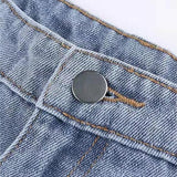 Flared Jeans mit Stern-Applikation – Hoher Bund & Vintage-Stil für Trend-Looks