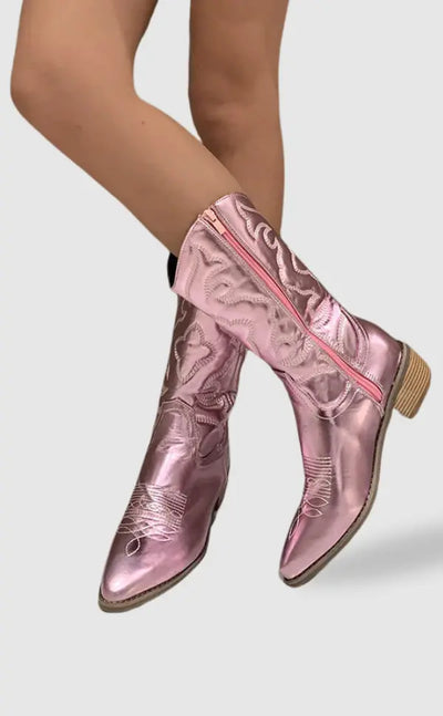 Geneva | Elegante Cowboy-Stiefel aus Metall Zendoo.de