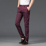 Richard | Herren Maßgeschneiderte Karierten Hosen Elegante Slim Fit Hose