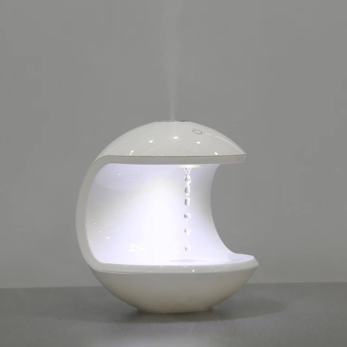 Design-Luftbefeuchter mit LED & Schwebetropfen-Effekt – Touch Control & Flüsterleise