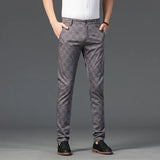 Richard | Herren Maßgeschneiderte Karierten Hosen Elegante Slim Fit Hose