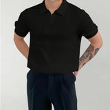 Klassisches Polo Shirt mit Strukturmuster und modernem Schnitt