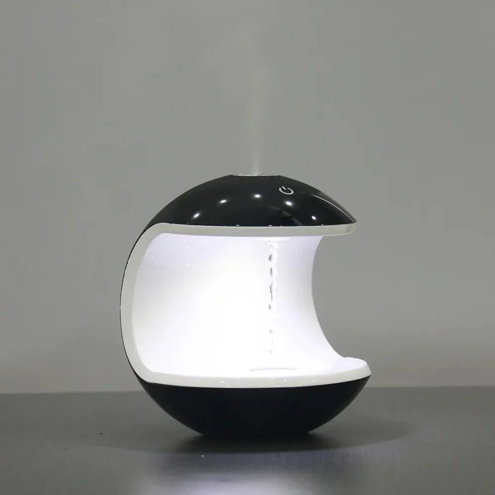 Design-Luftbefeuchter mit LED & Schwebetropfen-Effekt – Touch Control & Flüsterleise