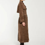 Ella | Wildleder Trenchcoat Zendoo.de