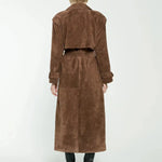 Ella | Wildleder Trenchcoat Zendoo.de