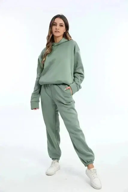 Elly | Kapuzenpulli und Jogginghosen Set für Damen Zendoo.de
