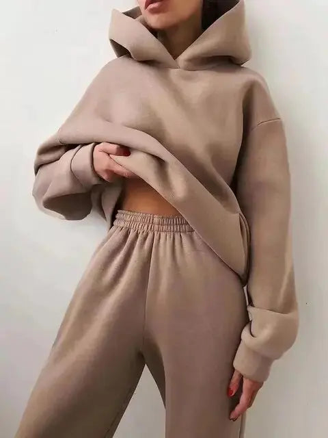 Elly | Kapuzenpulli und Jogginghosen Set für Damen Zendoo.de