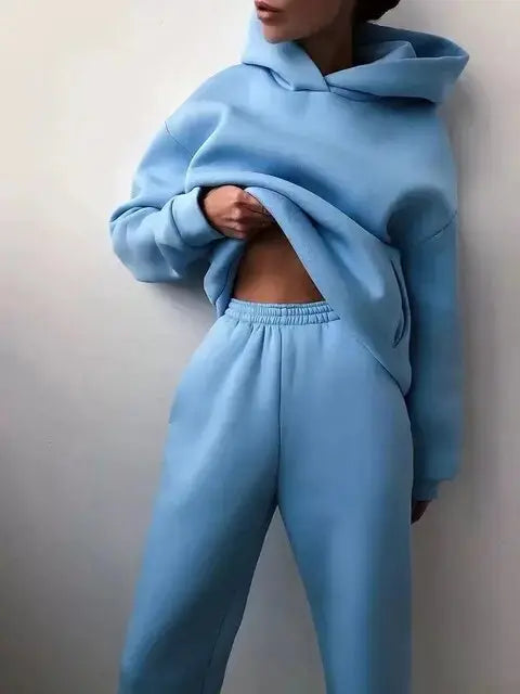 Elly | Kapuzenpulli und Jogginghosen Set für Damen Zendoo.de