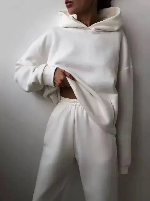 Elly | Kapuzenpulli und Jogginghosen Set für Damen Zendoo.de
