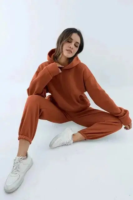 Elly | Kapuzenpulli und Jogginghosen Set für Damen Zendoo.de