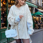 Mea | Übergroßes Hemd, Kombi-Strickpullover Zendoo.de