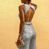 Lilly | Glamouröser Glitzer-Jumpsuit