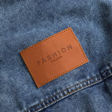 Jade | Patchwork-Jacke mit Denim- und Nylon-Elementen – Lässig und individuell