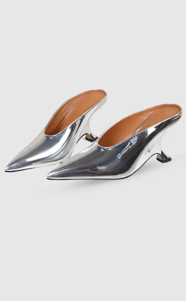 Mia | Stylische Damen Pantoletten mit hohen Absätzen Zendoo.de