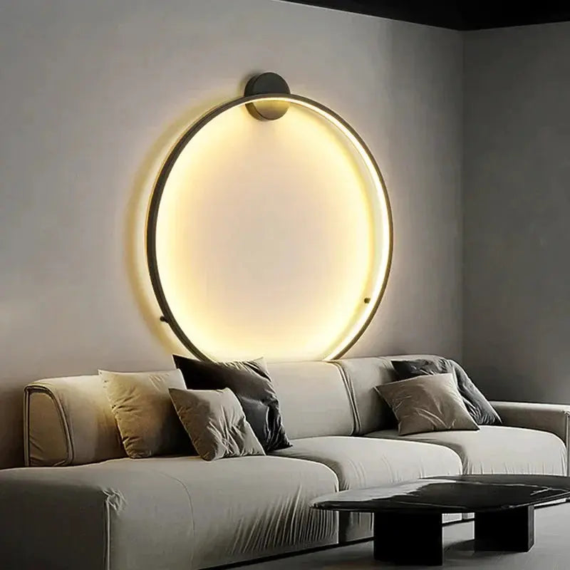 EclipseGlow - Minimalistische ronde Wandlamp Zendoo.de