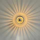 Design Glas Wandleuchte – Moderne Wandlampe mit Strahlen-Effekt