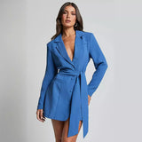 Dunja | Blazer-Kleid mit Gürtel für Damen Zendoo.de