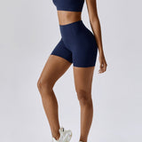Doris | Einfarbige Nahtlose Fitness-Shorts