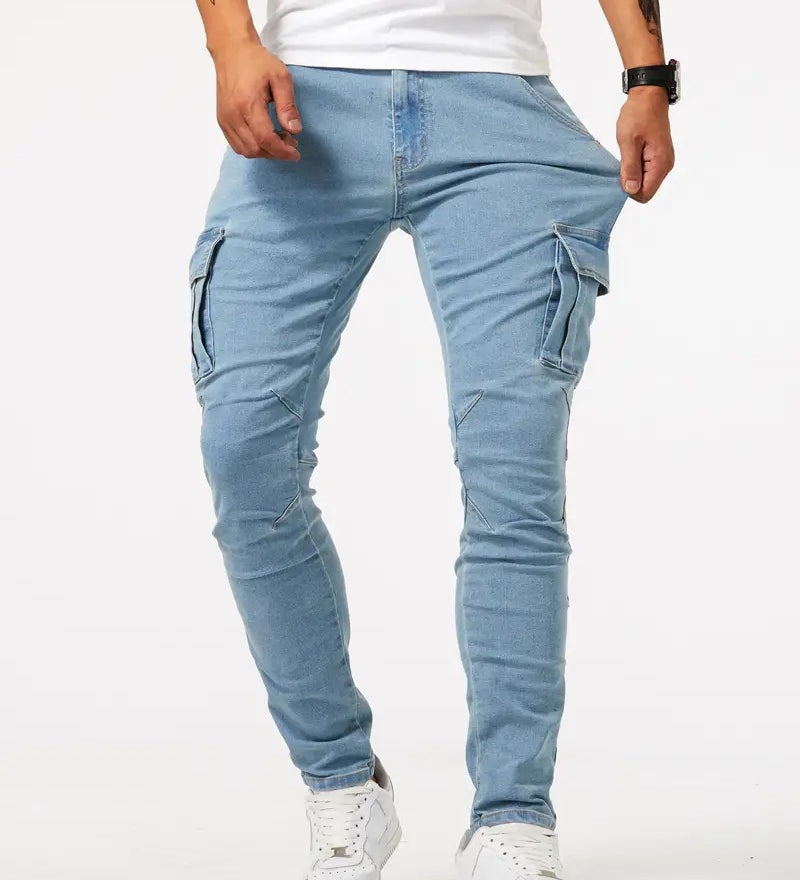 Schlanke Cargo Hose mit modernem Schnitt für urbane Outfits