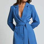 Dunja | Blazer-Kleid mit Gürtel für Damen Zendoo.de