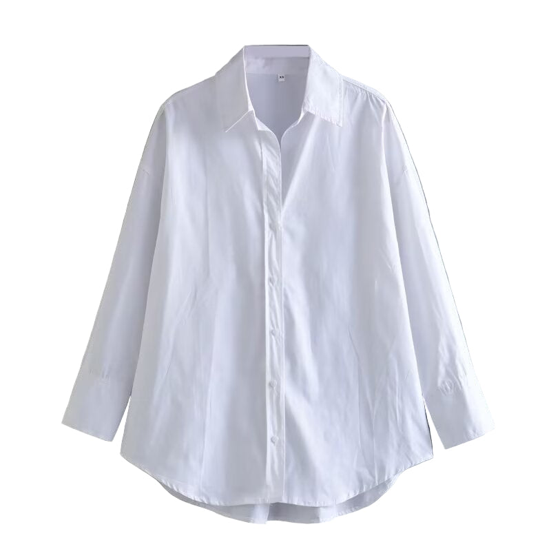 Satin-Style Damenbluse mit Knopfleiste – Elegant, Fließend & Zeitlos