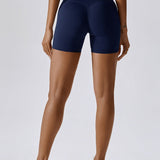 Doris | Einfarbige Nahtlose Fitness-Shorts