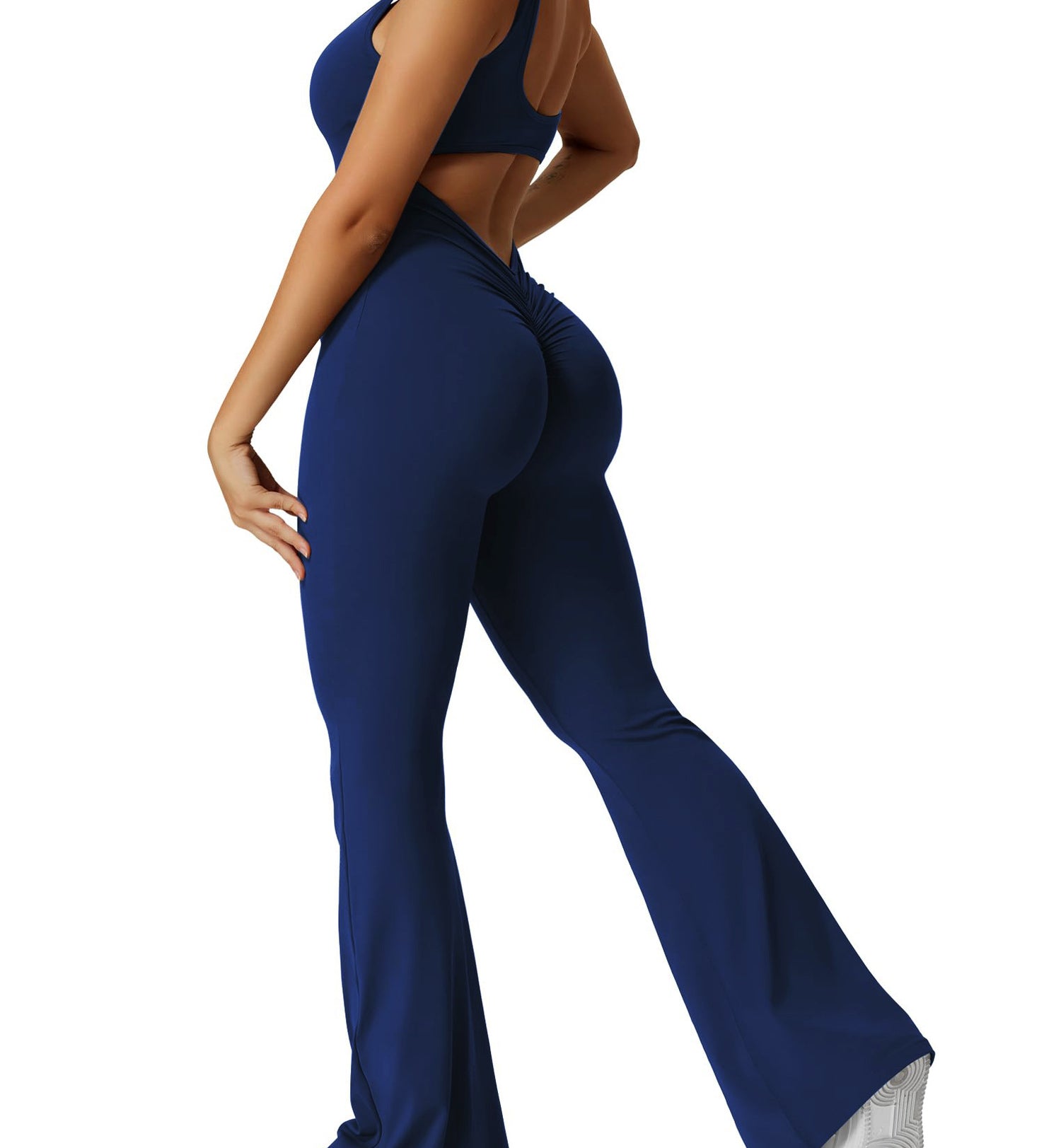 Sienna | Rückenfreier Flare-Jumpsuit