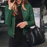 Moderne Damen Bikerjacke mit urbanem Chic und zeitlosem Design