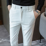 Herren-Anzughose mit Nadelstreifen – Eleganz im Old-Money-Stil