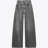 Weit geschnittene Jeans mit modernem High-Waist-Schnitt