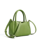 Beatrix | Stilvolle grüne Leder-Tasche mit minimalistischem Design