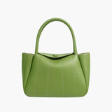 Beatrix | Stilvolle grüne Leder-Tasche mit minimalistischem Design