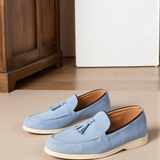 Beige Loafer mit Quasten – Eleganz und Komfort