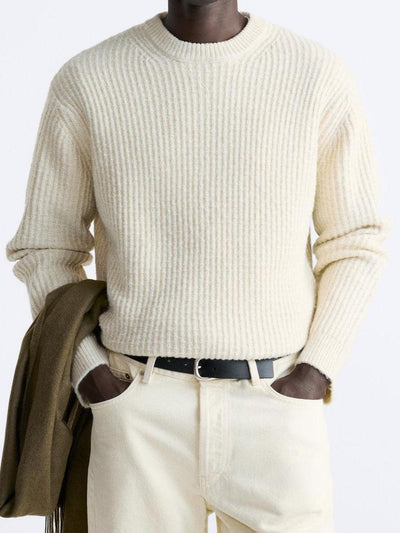 Klassischer Grobstrickpullover für maximalen Komfort