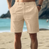 Lässige Herren Leinen Shorts für entspannte Sommertage