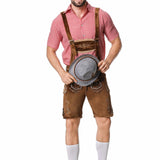 Oktoberfest Trachten Set Herren – Komplettes Outfit mit Lederhosen, Hemd und Hut