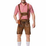 Oktoberfest Trachten Set Herren – Komplettes Outfit mit Lederhosen, Hemd und Hut