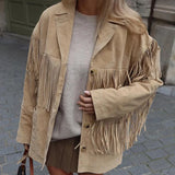 Dakota | Wildleder-Fransenjacke – Boho-Chic trifft auf Western-Style