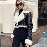 Anna | Warme Kunstlederjacke