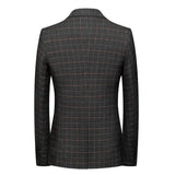 Gianni | Schwarzer Karo-Blazer