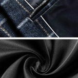 Milano | Eleganter Karo-Blazer in Dunkelblau
