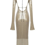 Olivia | Beiges Kleid Zendoo.de