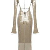 Olivia | Beiges Kleid Zendoo.de