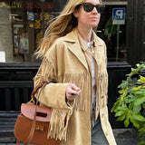 Dakota | Wildleder-Fransenjacke – Boho-Chic trifft auf Western-Style
