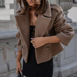 Anke | Sophie Cropped Wolljacke