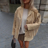 Dakota | Wildleder-Fransenjacke – Boho-Chic trifft auf Western-Style